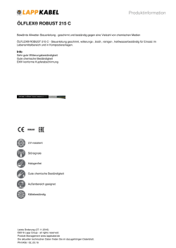 Produktinformation ÖLFLEX® ROBUST 215 C