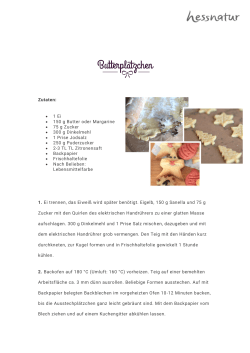 Butterplätzchen-Rezept als PDF herunterladen