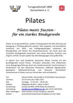 Pilates - TGS Gonsenheim