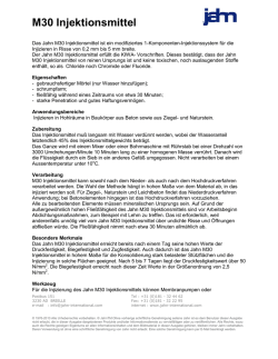 M30 Injektionsmittel