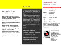 I N H A L T E - MedMarketing
