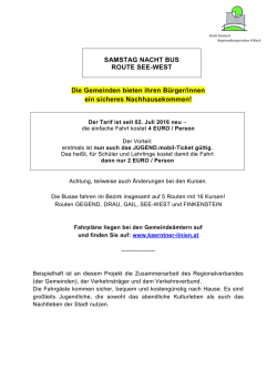 Information Samstag-Nacht-Bus