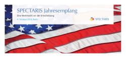 Einladung - Spectaris