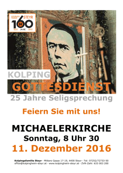 gottesdienst - Kolpingheim Steyr