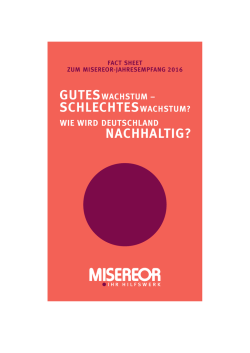 Gutes Wachstum - Schlechtes Wachstum? Wie wird