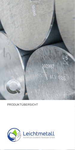 ProduktübersicHt - Leichtmetall Aluminium Giesserei Hannover GmbH