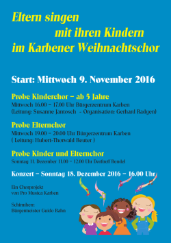 gibt es den dazugehörigen Flyer zum
