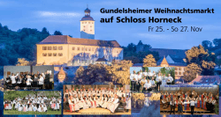 Programm - Schloss Horneck