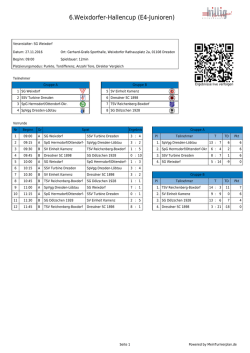 Druckansicht - MeinTurnierplan.de