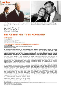 ein aBend mit yves montand