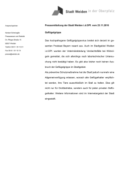 im gesamten Freistaat - Stadt Weiden in der Oberpfalz