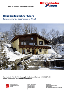 Haus Breitenlechner Georg in W&ouml;rgl