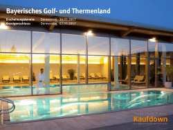 Bayerisches Golf- und Thermenland