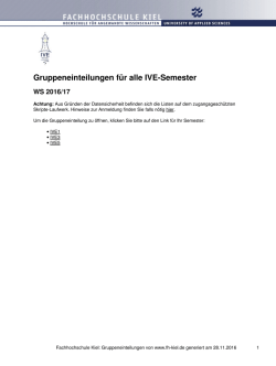 IVE - Kiel - Fachhochschule Kiel