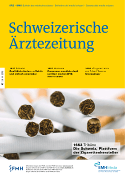 Schweizerische Ärztezeitung 47/2016