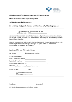 JMS Spendenkonten\374bersicht Stand