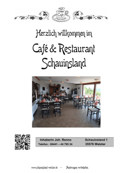 Herzlich willkommen im