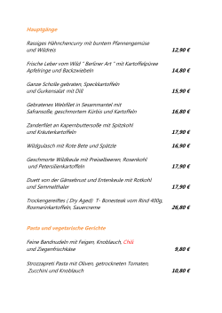 Haupgang November - Alter Kornspeicher