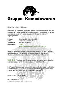 Gruppe Komodowaran