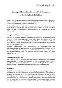 Informationen f&uuml;r Betriebe - Kinzig