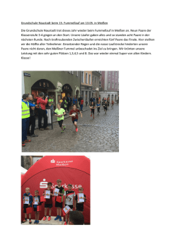 Grundschule Naustadt beim 15. Fummellauf am 13.05. in Mei&szlig;en