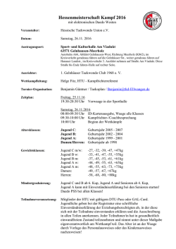 Hessenmeisterschaft Kampf 2016
