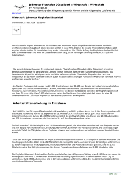 Jobmotor Flughafen D&uuml;sseldorf