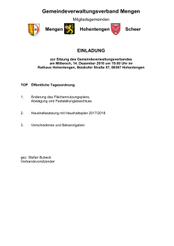 Einladung GVV Aushang