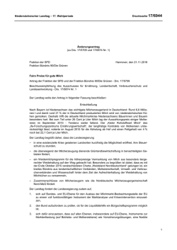 Drs. 17/6944 - Nieders&auml;chsischer Landtag
