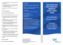Gut angefangen. Wie geht`s weiter?