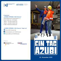 Flyer fuer Wirtschaftsjunioren 2016