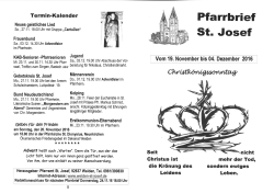 Pfarrbrief v. 19.11.-4.12.16