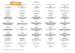 Dienstag, 29. November 2016 Montag, 28. November 2016 Freitag