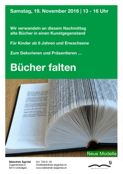 Bücher falten