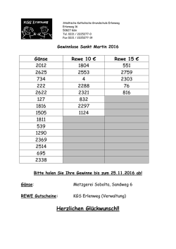 Herzlichen Gl&uuml;ckwunsch!!