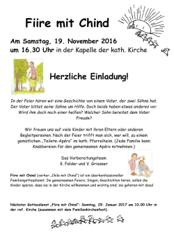 Fiire mit Chind 19.11.