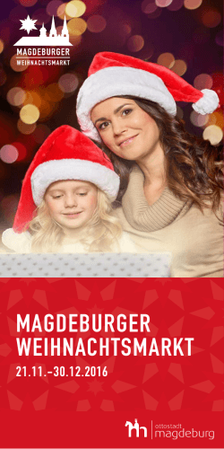Weihnachtsmarkt Card - Magdeburger Weihnachtsmarkt