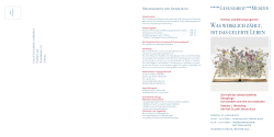 Detailprogramm PDF - Forum Gesundheit und Medizin