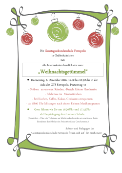 Holiday party invitation with red and green ornaments (Informal