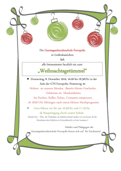 Holiday party invitation with red and green ornaments (Informal