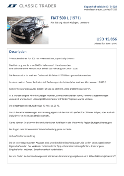 FIAT 500 L - Classic Trader