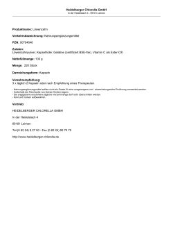 HDC Artikeldaten