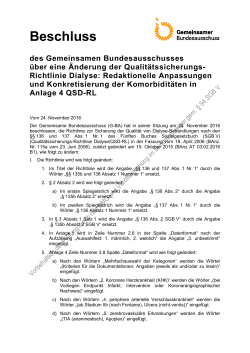 Beschlusstext (34,8 kB, PDF) - Gemeinsamer Bundesausschuss