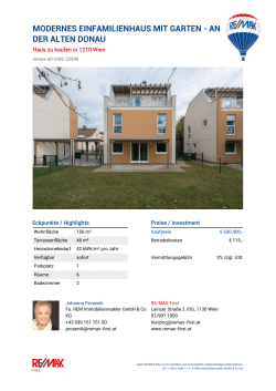 MODERNES EINFAMILIENHAUS MIT GARTEN