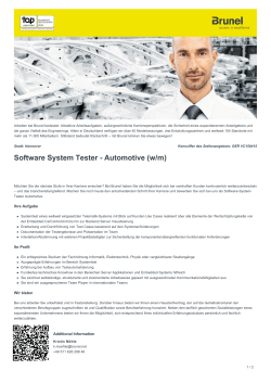 Software System Tester - Automotive Job in Hannover