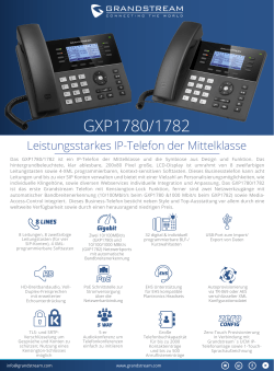GXP1780/1782 - Grandstream