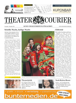 Editorial Schrille Nacht, heilige Nacht