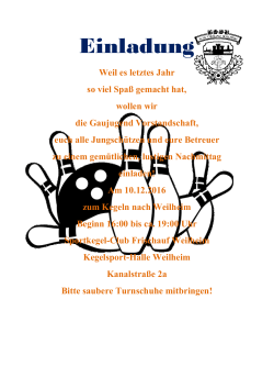 Einladung