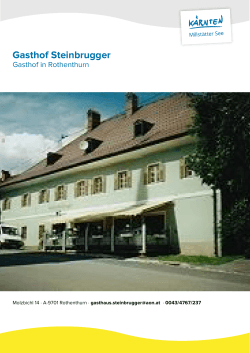 Gasthof Steinbrugger in Rothenthurn