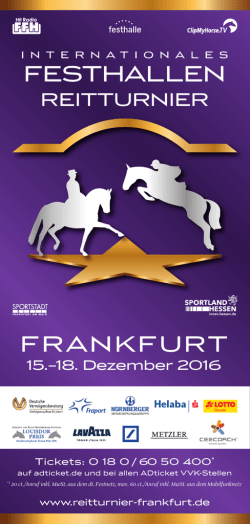 Internationales Festhallen Reitturnier Frankfurt am Main 2016